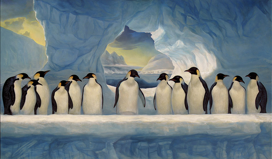 The Emperors Clothes.-90cm by 150cm